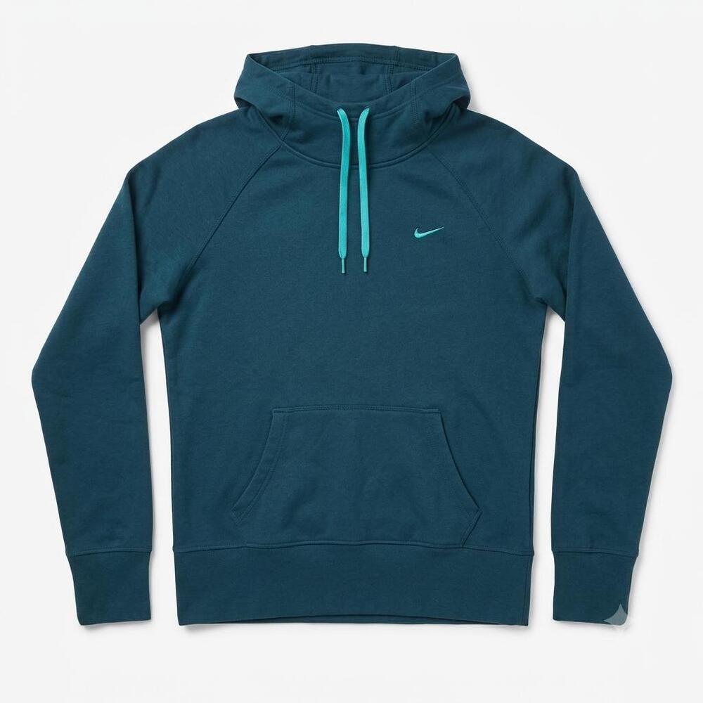 Nike Dark Teal Turquoise Blue Pullover Hoodie Sweatshirt